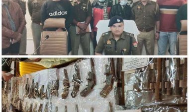 Hapur : लोकसभा चुनावों में अवैध हथियारो से खेला करने की फिराक में अपराधी, अब तक 150 से ज्यादा अवैध हथियार बरामद