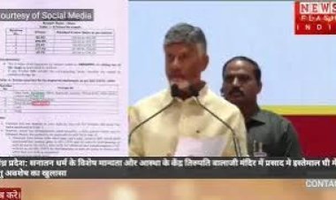 Tirupati Controversy  : तिरुपति मंदिर में साजिशन हुई प्रसाद में पशु अवशेषों की मिलावट, धार्मिक और सियासी अखाड़ा गरमाया , पवन कल्याण ने कर दी ये बड़ी मांग