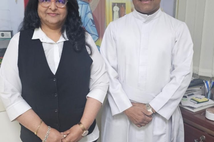 Meeting with Dr. Fr. Roby Kannanchira CMI of Chavara Cultural Centre