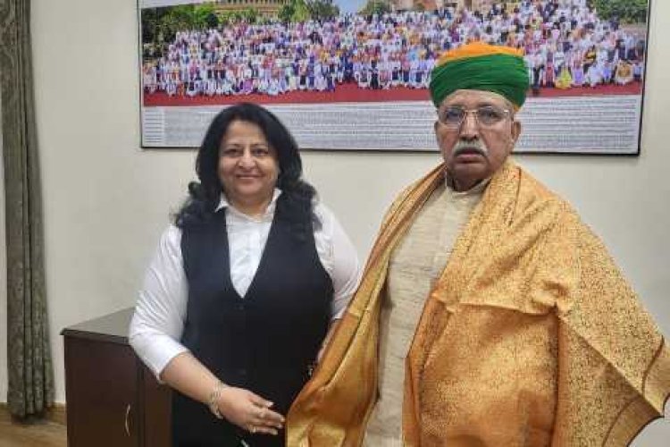 Meeting With Arjun Ram Meghwal Minister of Law and Justice 