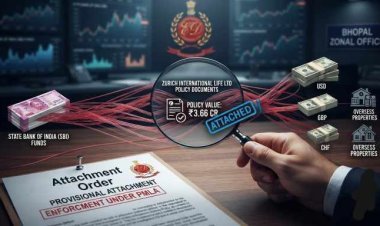 बड़ी खबर : SBI 1200 करोड़ का महाघोटाला: ED ने बड़ी कार्रवाई करते हुए आरोपी की विदेशी 'ज्यूरिख' पॉलिसियां कीं जब्त, ऐसे खुली प्रमोटर की पोल!
